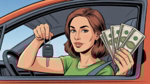 25 Ways To Pay Off Your Car Loan Fast an-attractive-mom-focused-sitting-in-her_Bmn_vjzmSWSI_nKkJ2LiUQ_CdWGTDJuRe2WfQmCud3GEA_hd