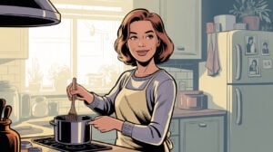 10 Stay-at-Home Mom Hacks To Save More Every Month a-2d-shaded-retro-comic-book-style-illus_QoO1sgBdSxeLdGzLhXGdrw_oadreFZkT1ymfWFyLzd-Ug_hd