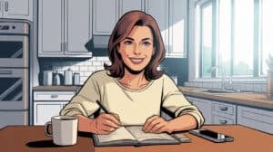 10 Stay-At-Home Mom Daily Schedule To Get More Done a-2d-comic-book-illustration-in-a-retro-_RxJmJoitTdmvPw_V5cA8tA_RMmYIflVTvCihdXafdGLGg_cover_hd