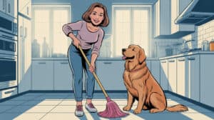 10 Cleaning Tips To Maintain A Clean Pet-Friendly Home a-2d-retro-comic-book-style-illustration_YB2-jB7lSA-xGcVPl1zv7Q_MpjcsGJTT1KKCGlSEqYrAQ_hd