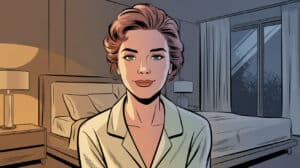 10 Stay-At-Home Mom Evening Routine Tips To Sleep Better a-2d-shaded-retro-comic-book-style-illus_KZrRvcDfR8ejxeyr3Rpxww_0KWOsMdUSdanOu3vs367bw_cover_hd