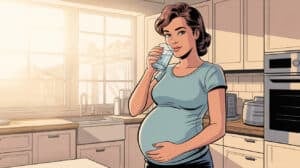 10 Simple Pregnancy First Trimester Tips To Stay Calm And Healthy a-2d-shaded-retro-comic-book-style-illus_iDycGcoiS3GQFDweQNMVOg_KYJQw38xQ86m9DhgXnjM9g_hd