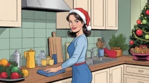 10 Deep Cleaning Secrets To Make Your Home Christmas Ready an-attractive-mom-focused-wiping-kitchen_MIXCYFn-TPWMOl3TeiAu5Q_0gl0m2vRQ2284lMG7yFbUw_hd