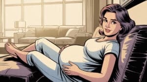 10 Third Trimester Pregnancy Tips To Reduce Daily Discomfort a-2d-shaded-retro-comic-book-style-illus_0P2XJyLhTbGsUQzjXzz31Q_lazx7rlnRkeIN5iJkPmI0Q_cover_hd